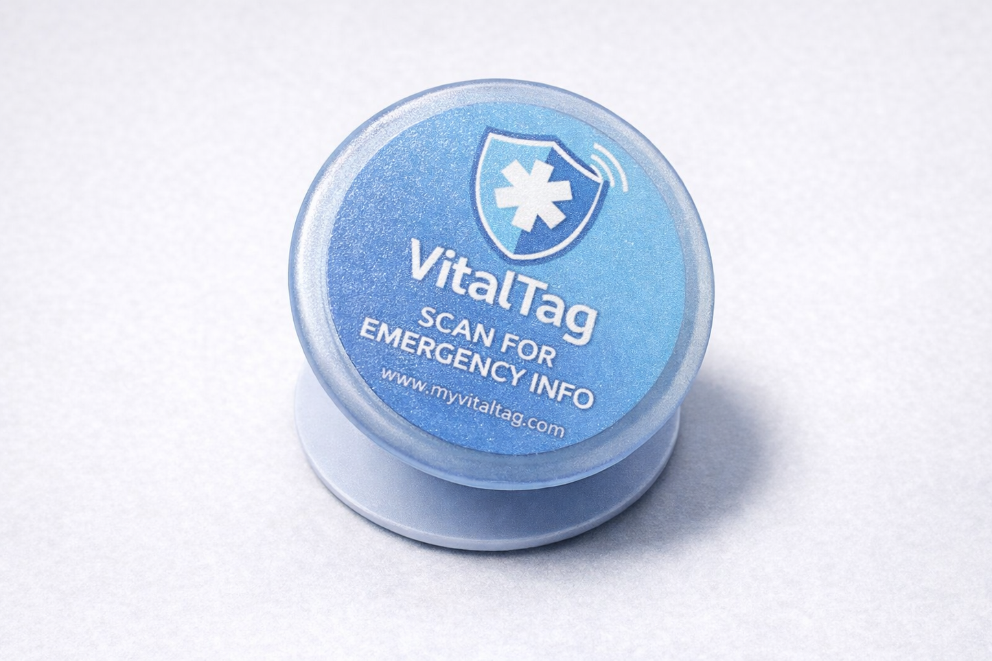 VitalTag™ SmartGrip – NFC Emergency PopSocket