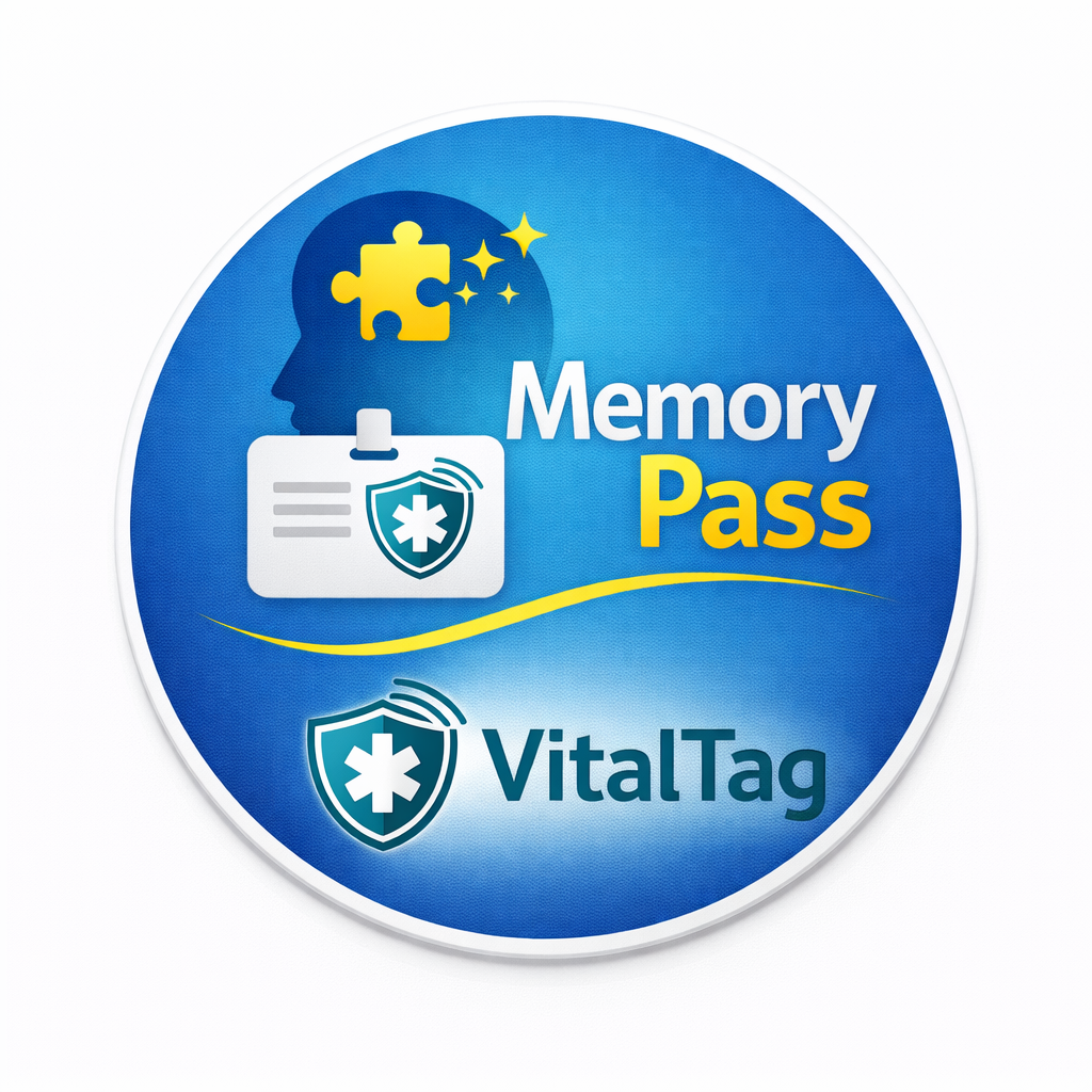 VitalTag™ Memory ID – Dementia Safety Version