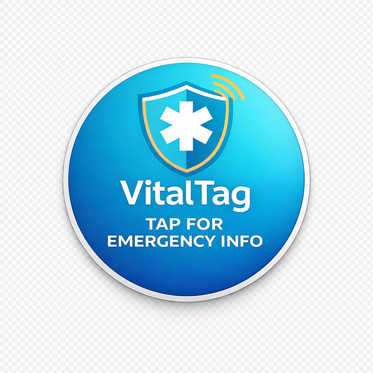 VitalTag™ Emergency License Plate Sticker