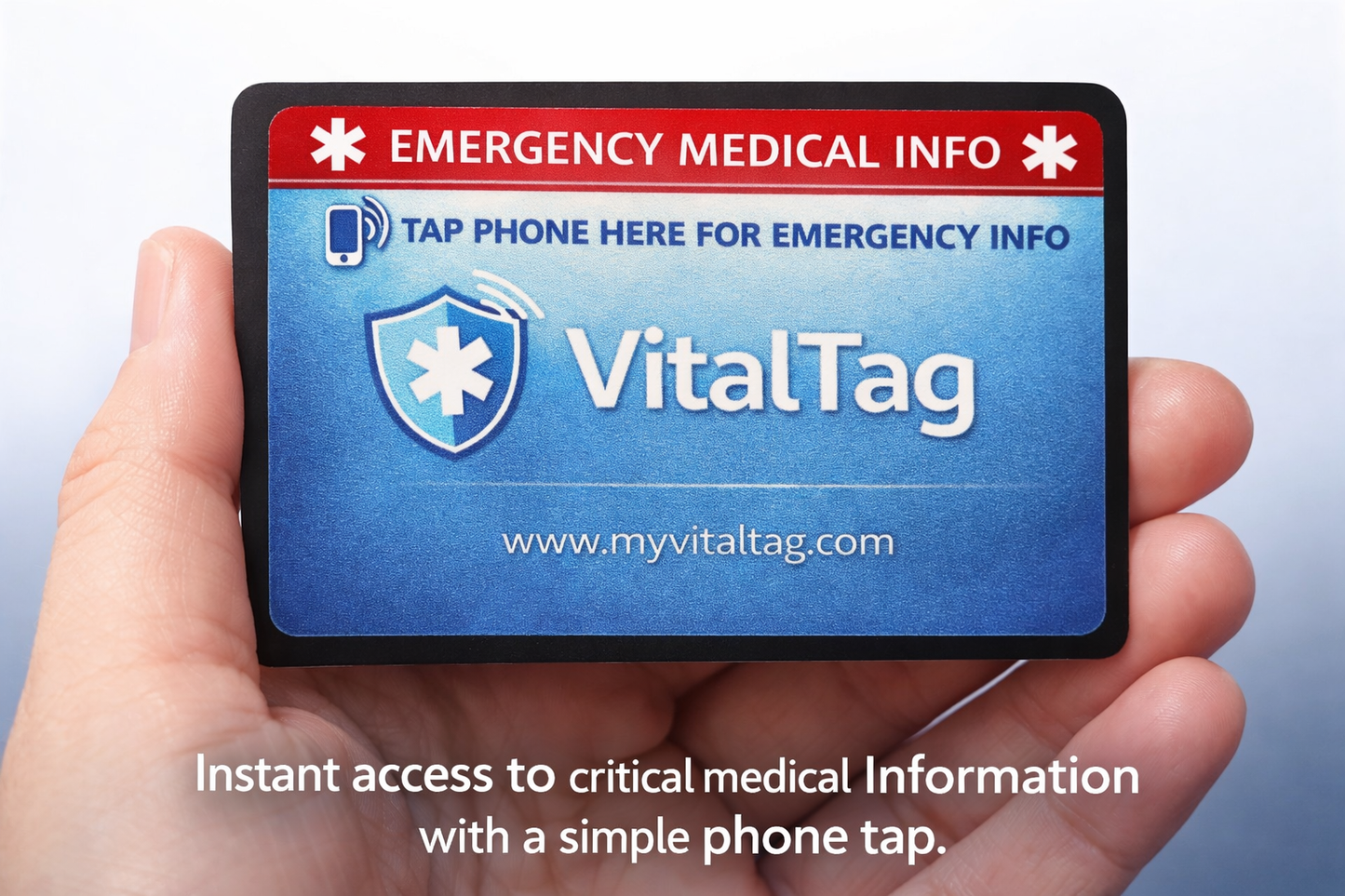 VitalTag™ NFC Wallet Card – Emergency Access Card