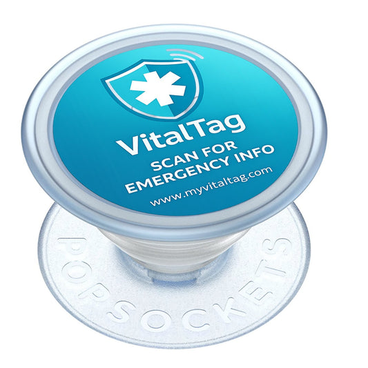 VitalTag™ SmartGrip – NFC Emergency PopSocket
