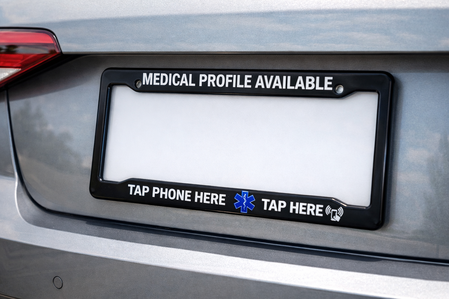 VitalTag Medical License Plate Frame